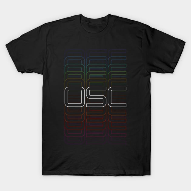 OSC Rainbow Logo T-Shirt by OpusScience